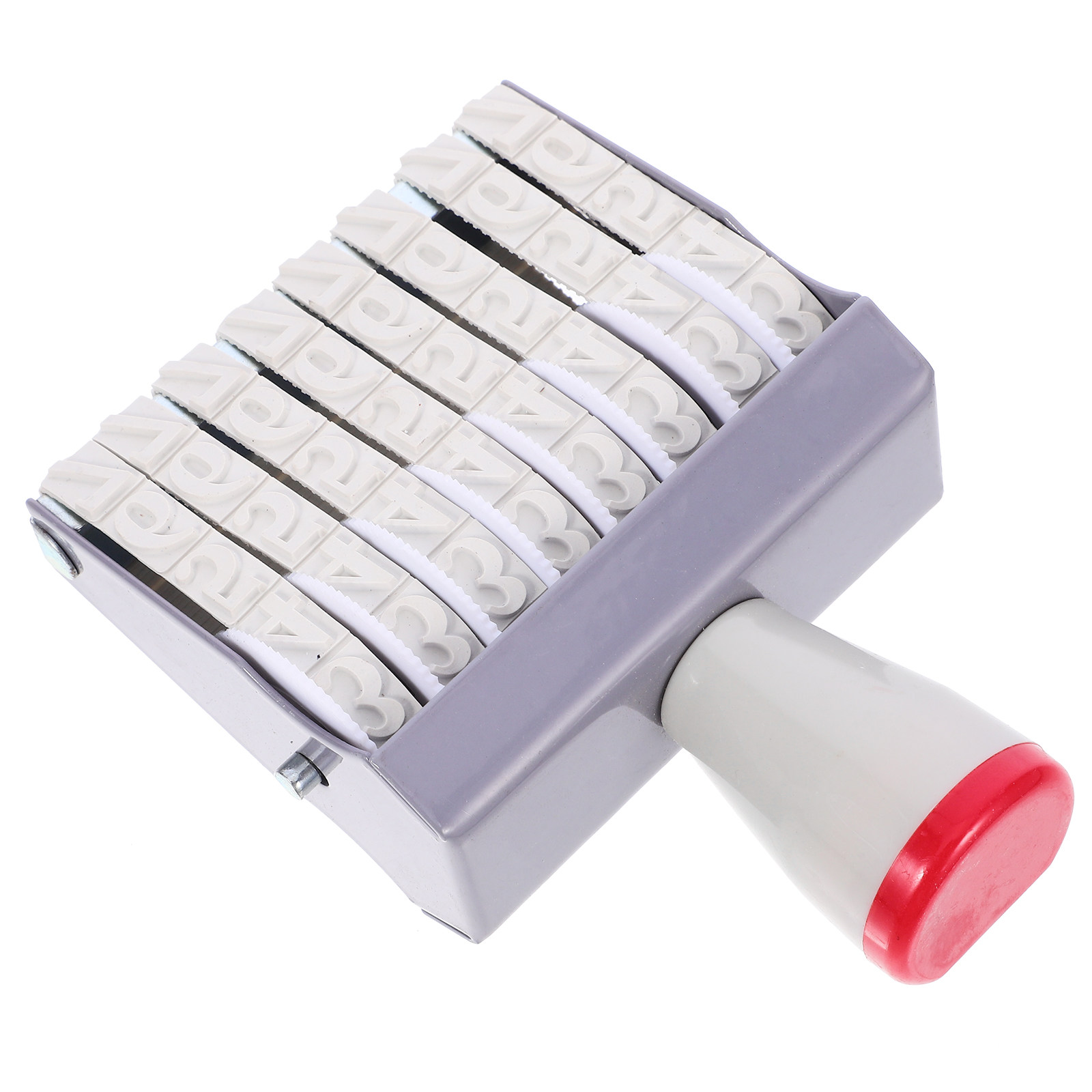 Rubber Date Stamp - Handheld Date Rolling Stamp 8-Digit DIY