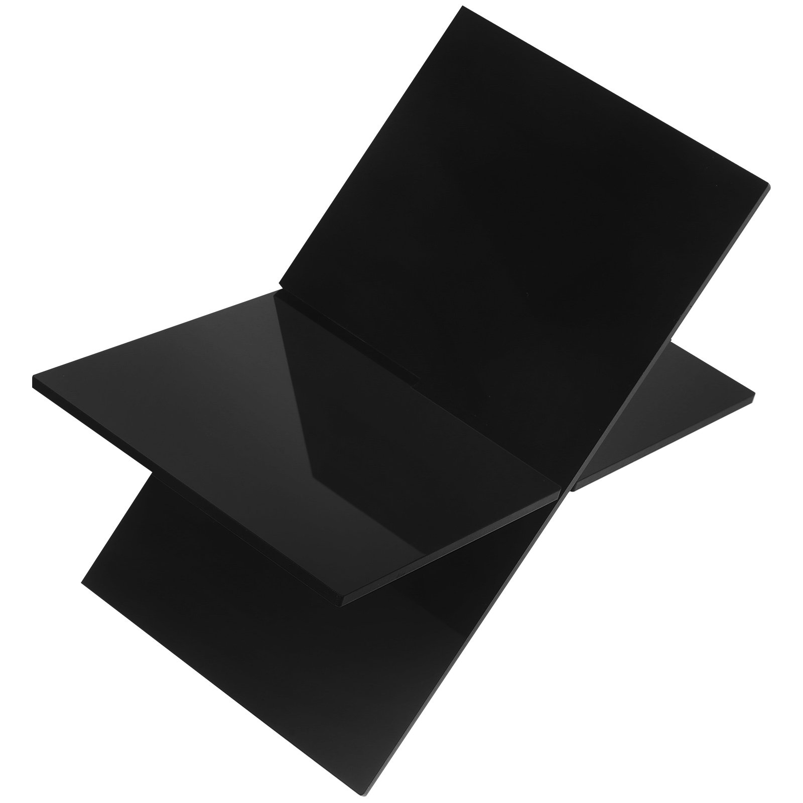 Magazine Holder Rack - 1Set Acrylic Book Holder Stand X-Shaped