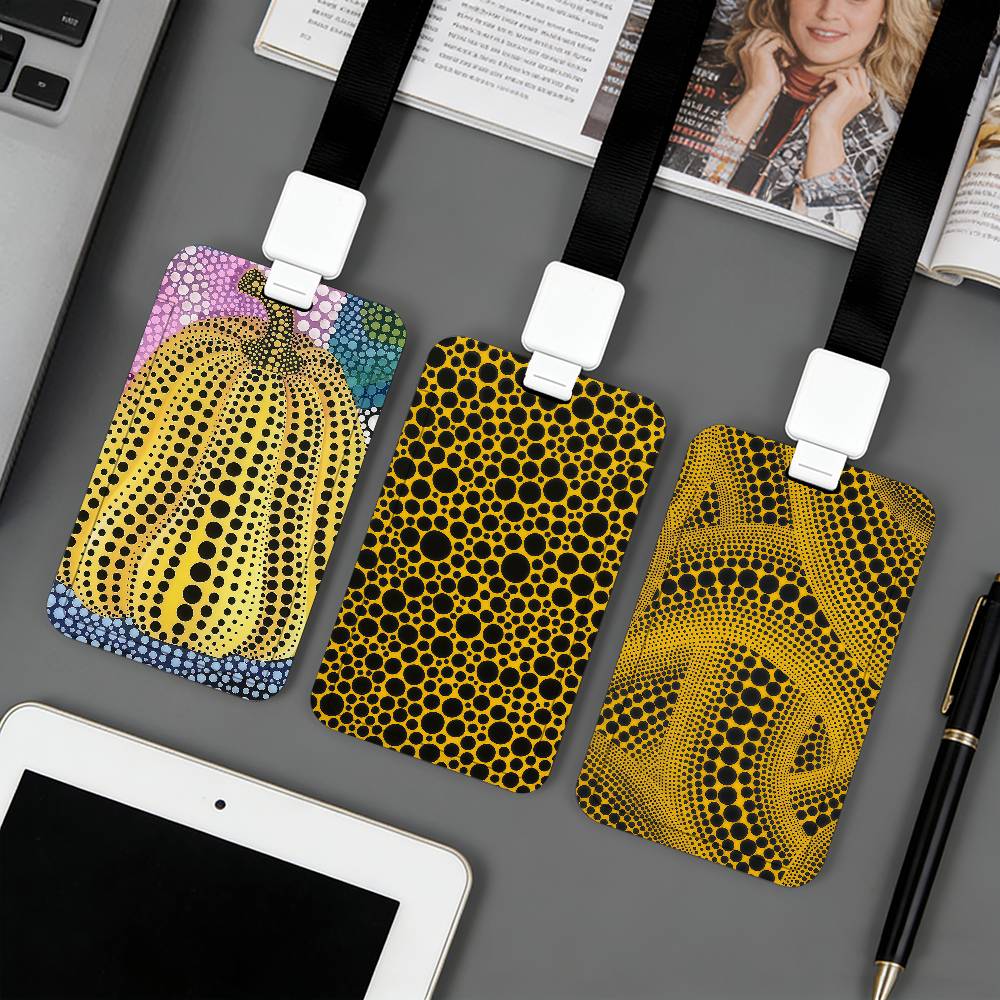 Index Card Holder - Japanese Artist Y-yayoi Kusama Card Holder