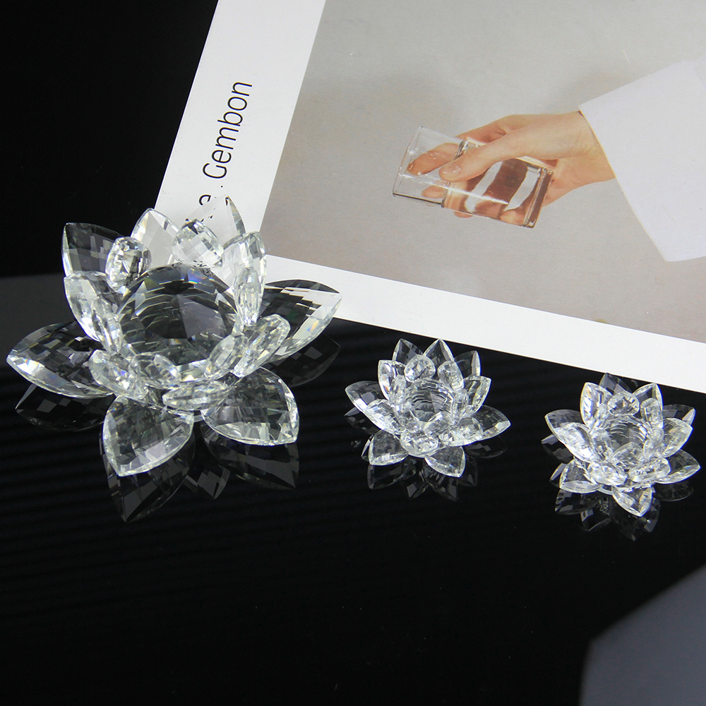 60mm-200mm Crystal Swan Lotus  - Book Weight Glass のレビューと価格