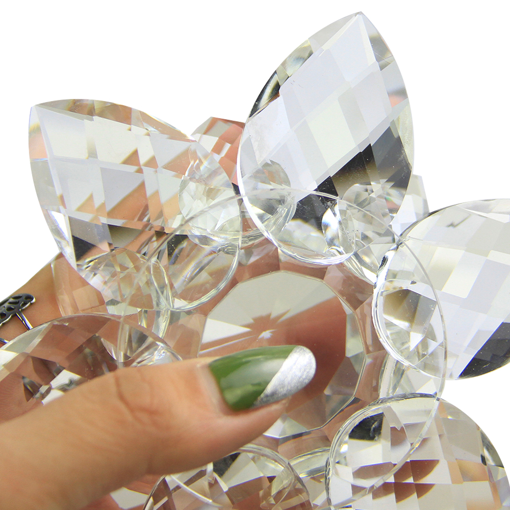 60mm-200mm Crystal Swan Lotus  - Book Weight Glass のレビューと価格