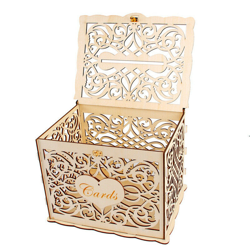 30X24X21cm DIY Wedding Gift Ca - Card Index Box のレビューと価格