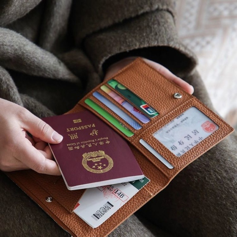 Leather Passport Holder Covers - Index Card Holder のレビューと価格