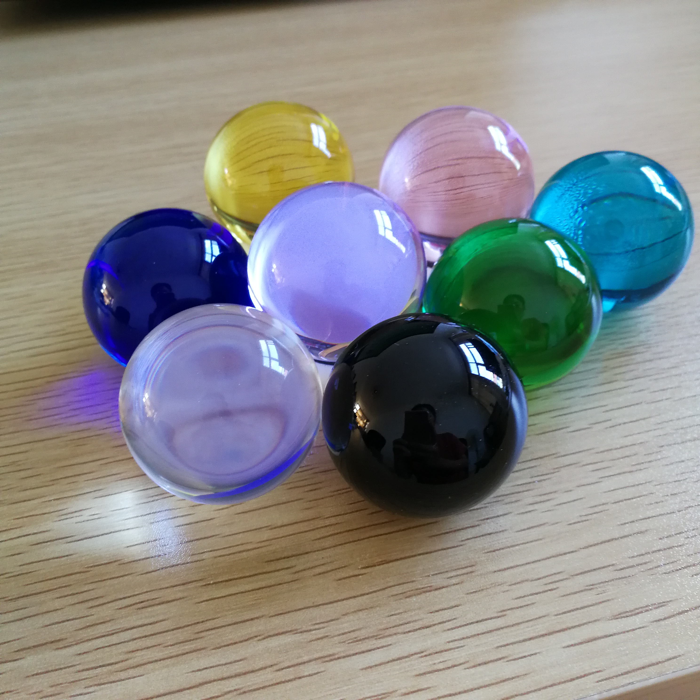 50mm Colors Crystal Ball Photo - Book Weight Glass のレビューと価格