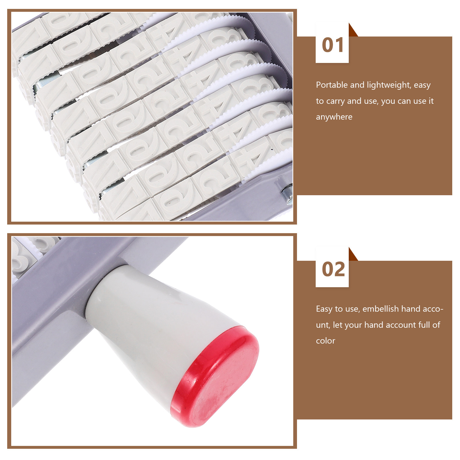 Handheld Date Rolling Stamp 8- - Rubber Date Stamp のレビューと価格