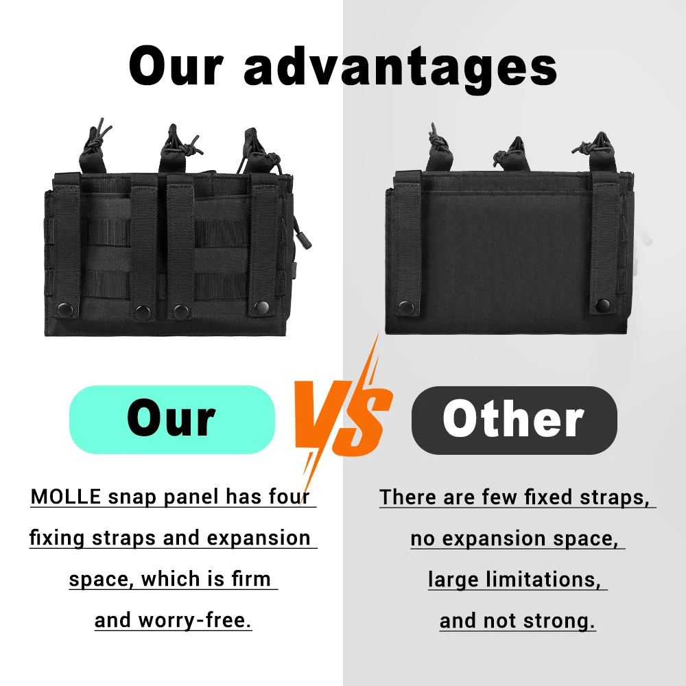 Molle Magazine Pouch Triple Ma - Magazine Holder Rack のレビューと価格