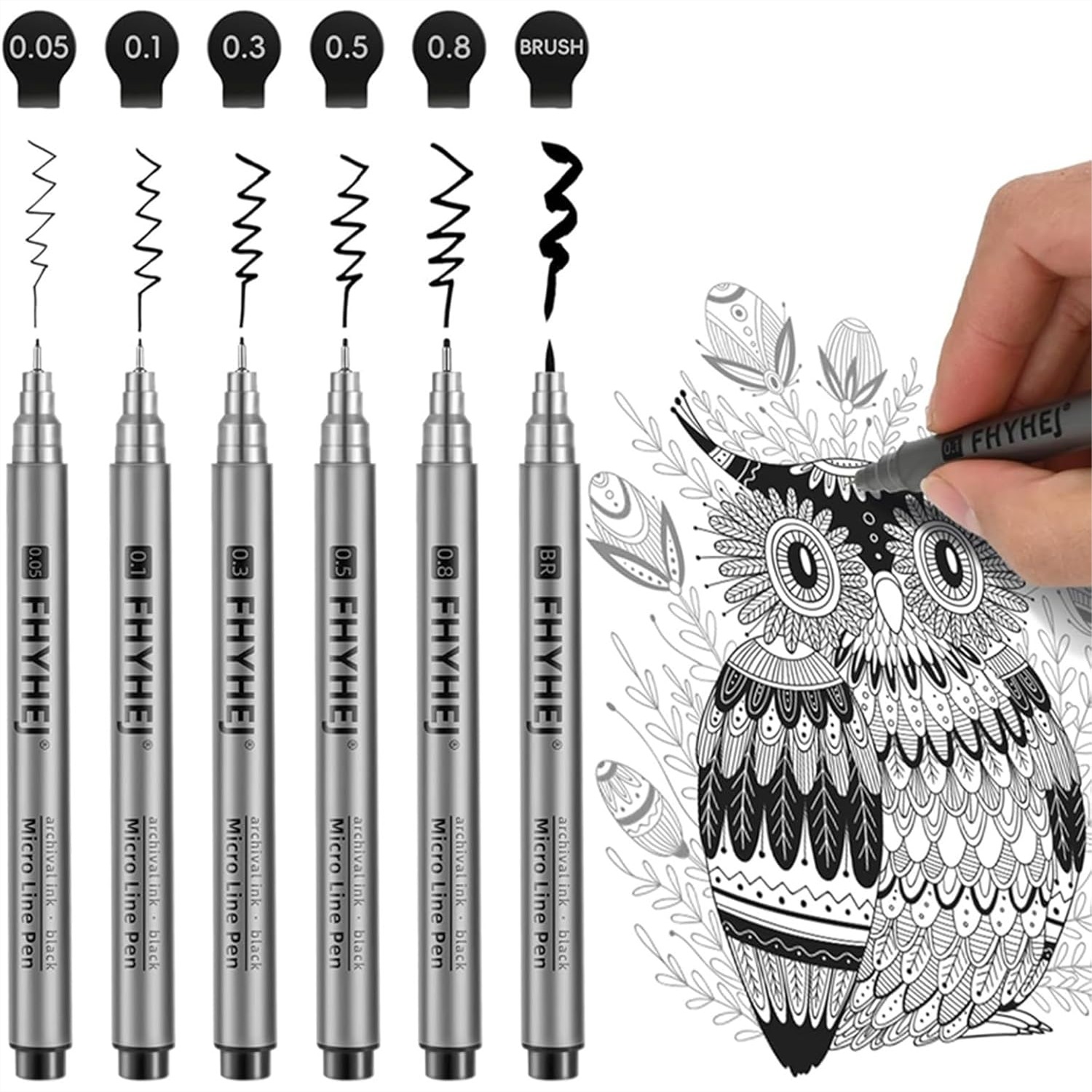 Micro Fineliner Drawing Art Pe - Archive Box Set のレビューと価格