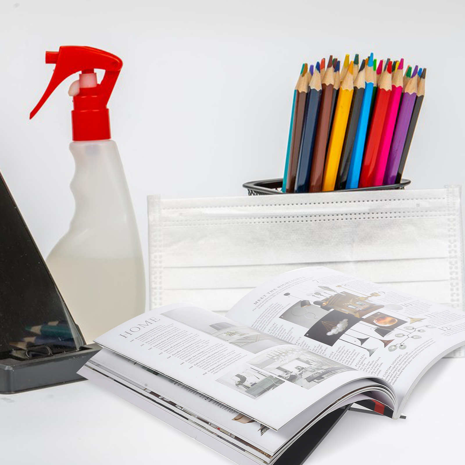 1Set Acrylic Book Holder Stand - Magazine Holder Rack のレビューと価格