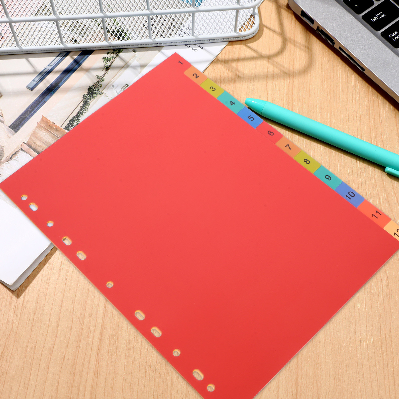 Binder Dividers A4 Colored Pla - Tab Divider A4 のレビューと価格