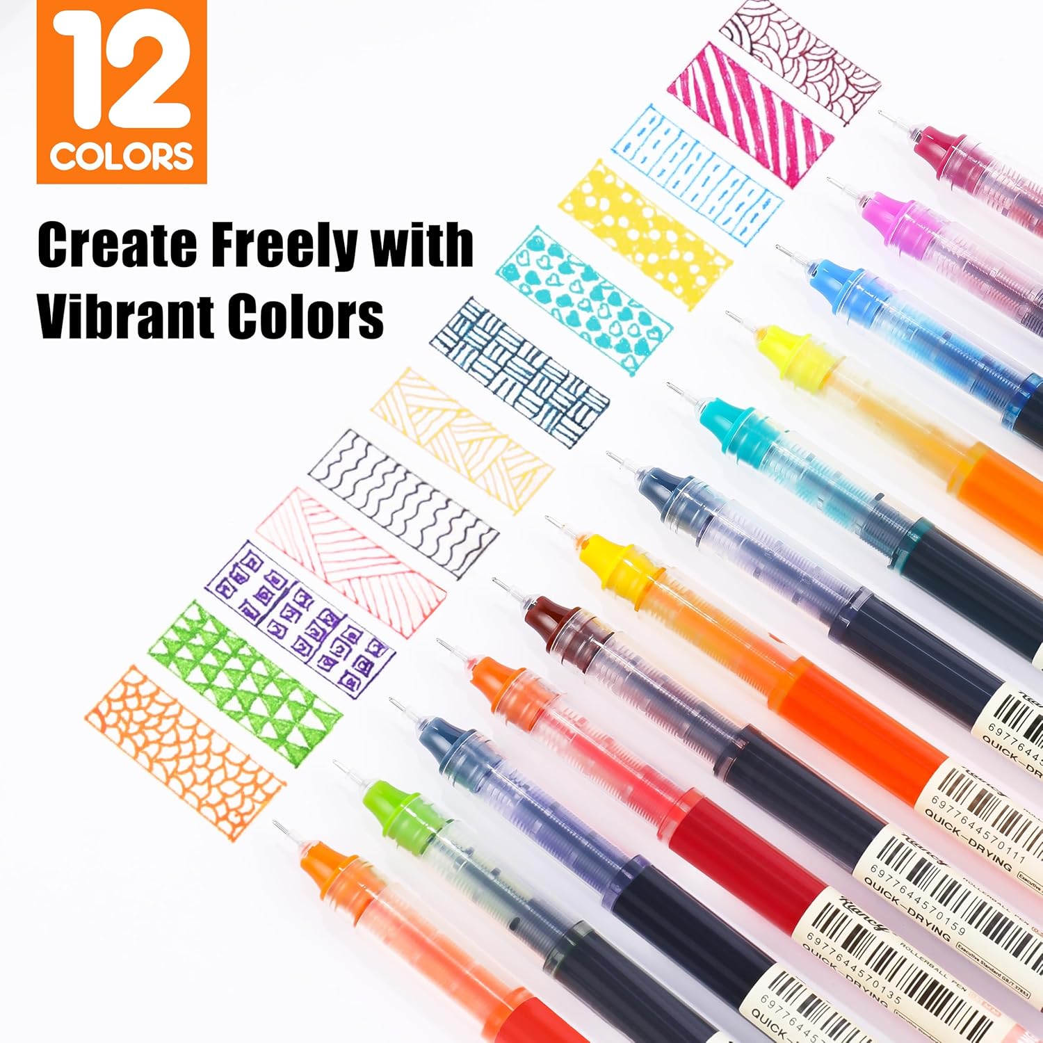 Liquid Ink Rollerball Gel Pens - Correction Pen Fine のレビューと価格