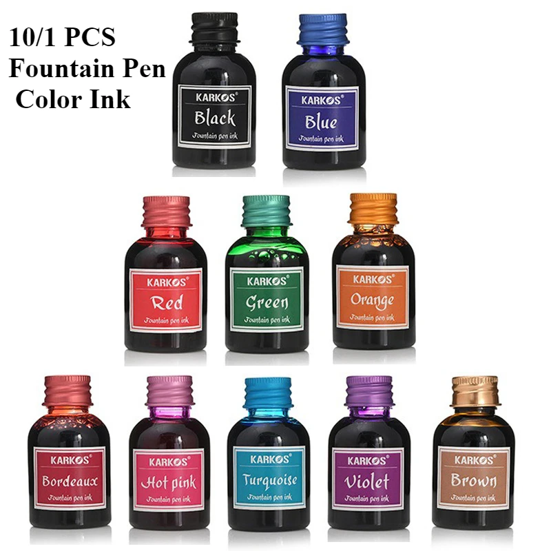 10/1 PCS 30ml Various Colors I - Fountain Pen Bottled Ink のレビューと価格