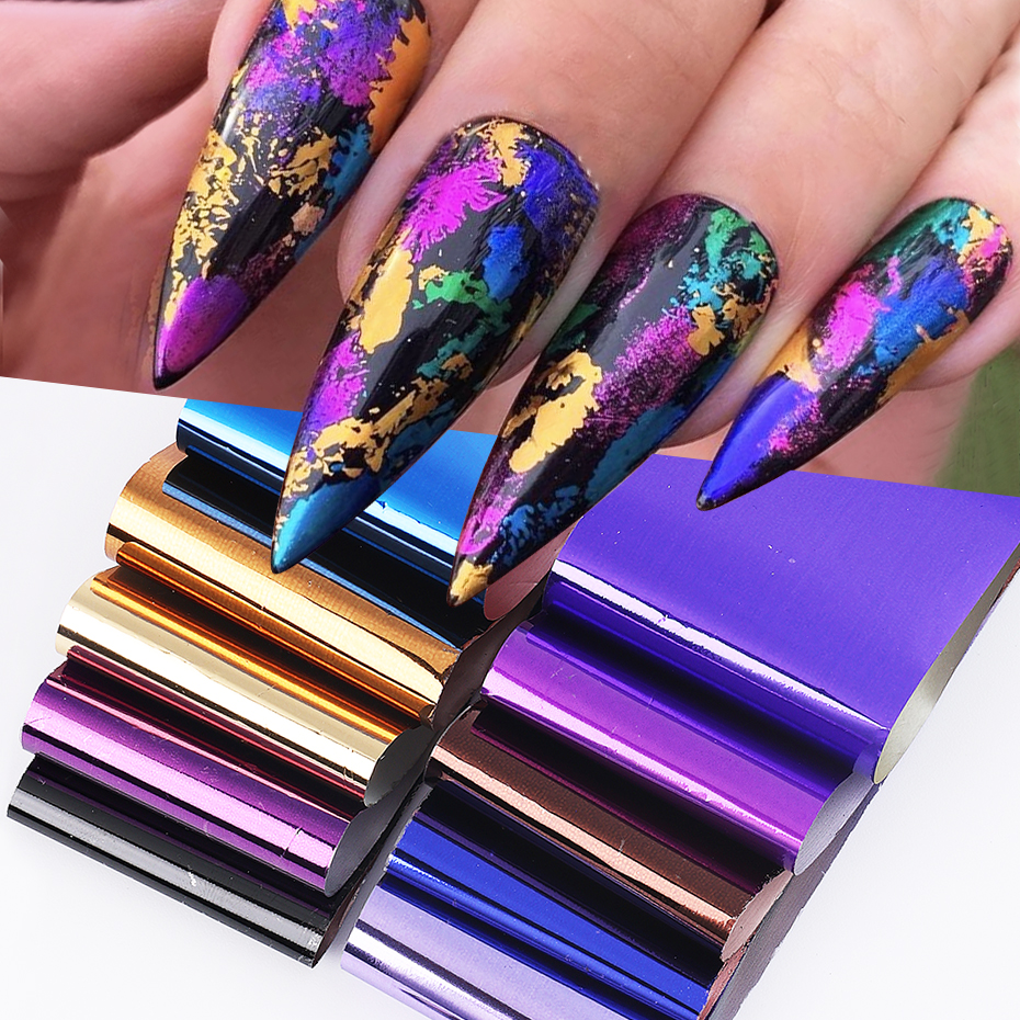 10pcs Metallic Nail Transfer F - Gel Refill Pack のレビューと価格