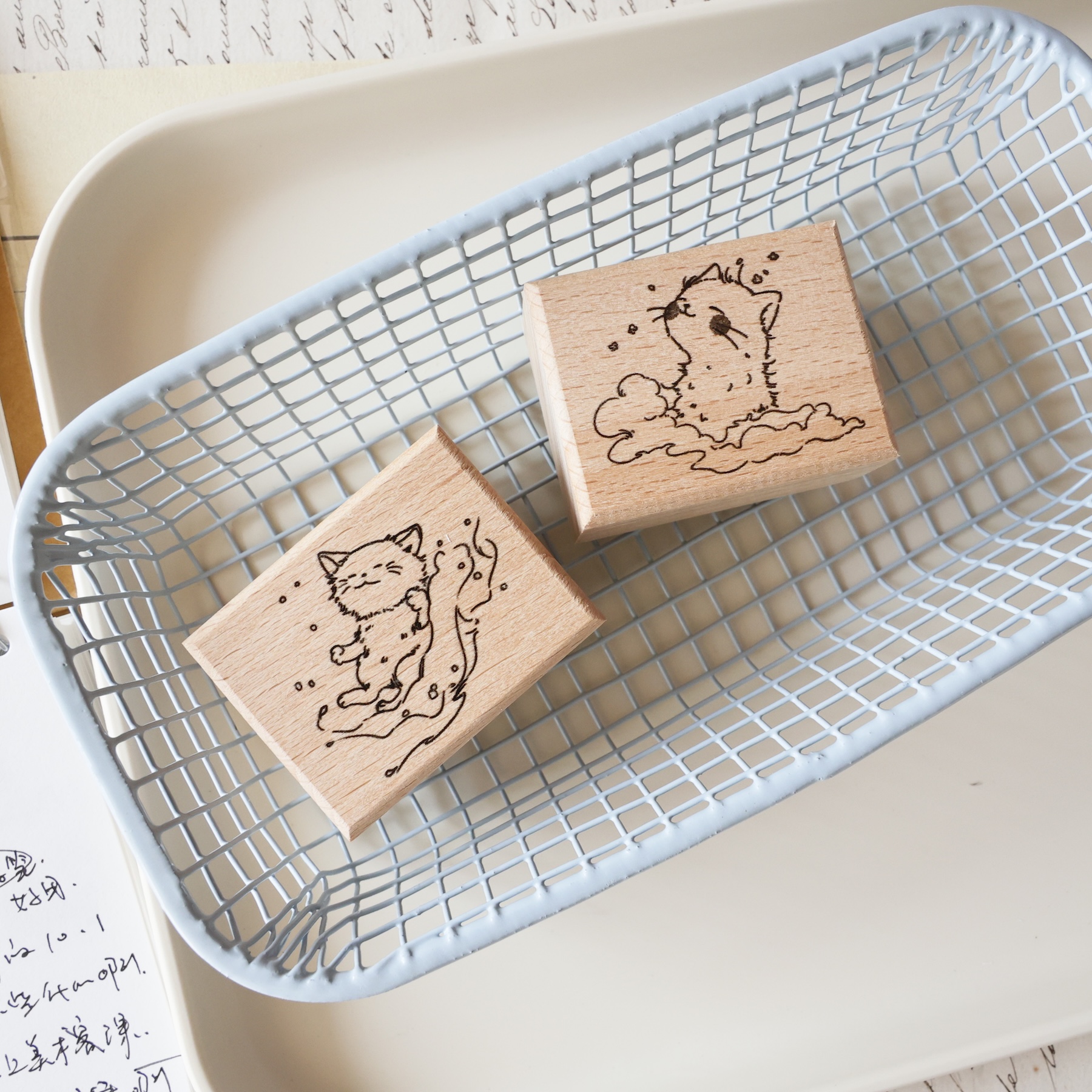 Two Raccoons Vintage Little Ca - Rubber Date Stamp のレビューと価格