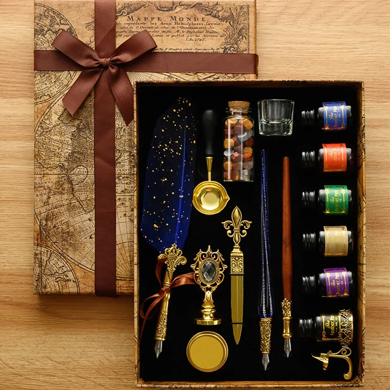 Classic Calligraphy Feather Pe - Wax Seal Stamp Set のレビューと価格