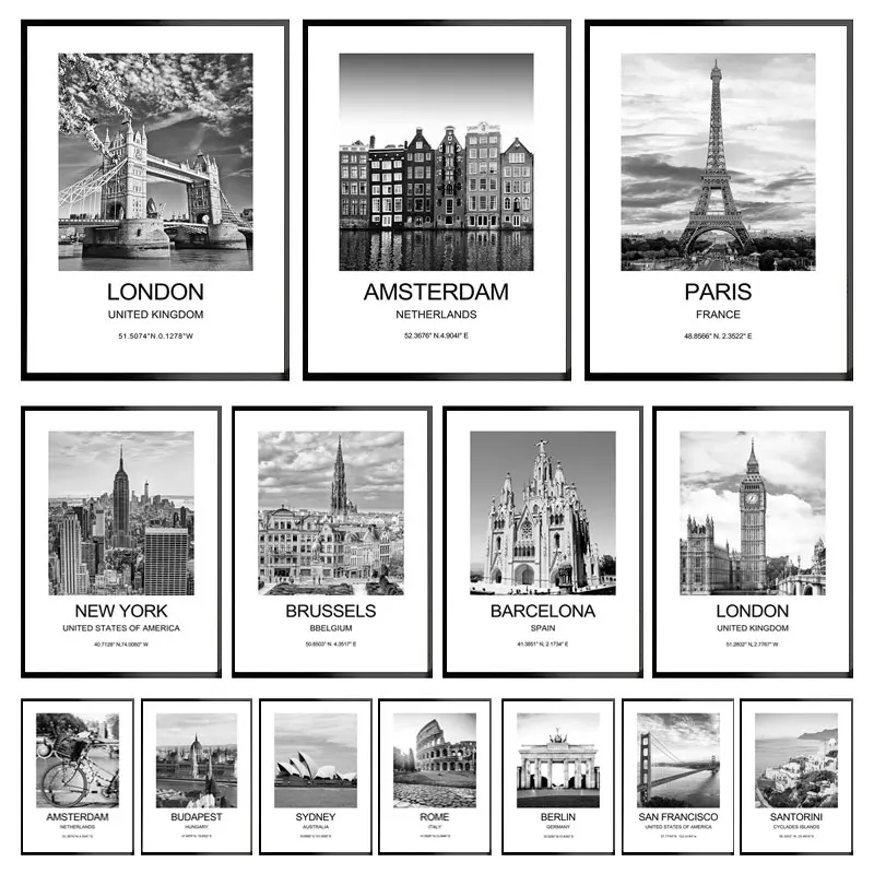 City Poster New York London Pa - Ink Blotter Paper のレビューと価格