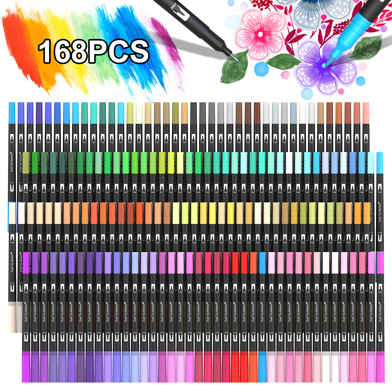 Dual Brush Pens Art Markers, 2 - Correction Pen Fine のレビューと価格