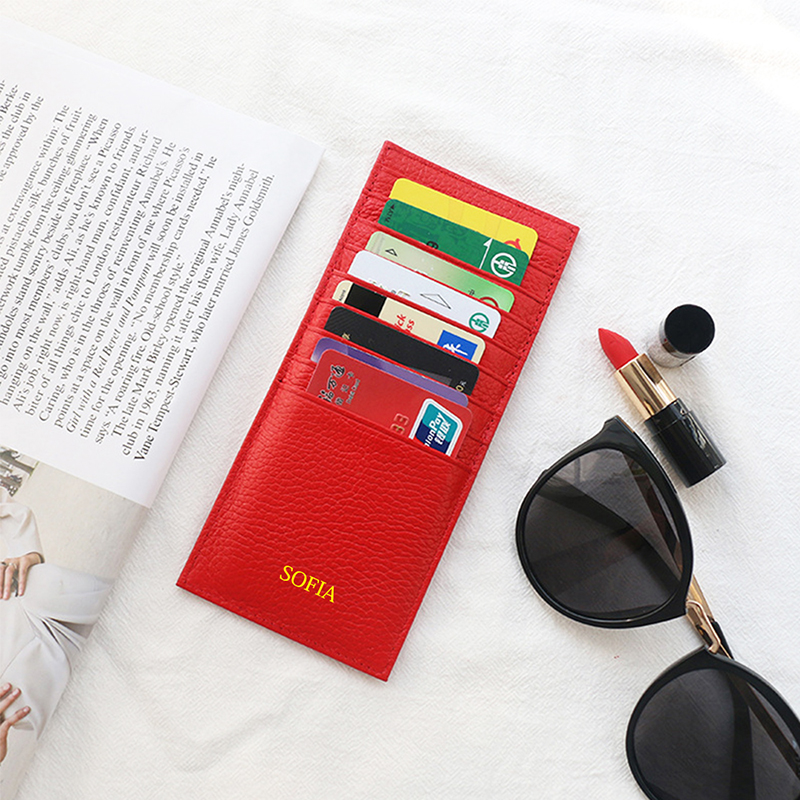Custom Name Slim Long Card Hol - Index Card Holder のレビューと価格