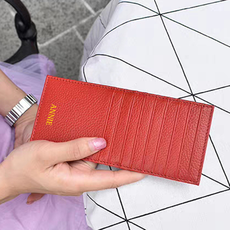 Custom Name Slim Long Card Hol - Index Card Holder のレビューと価格