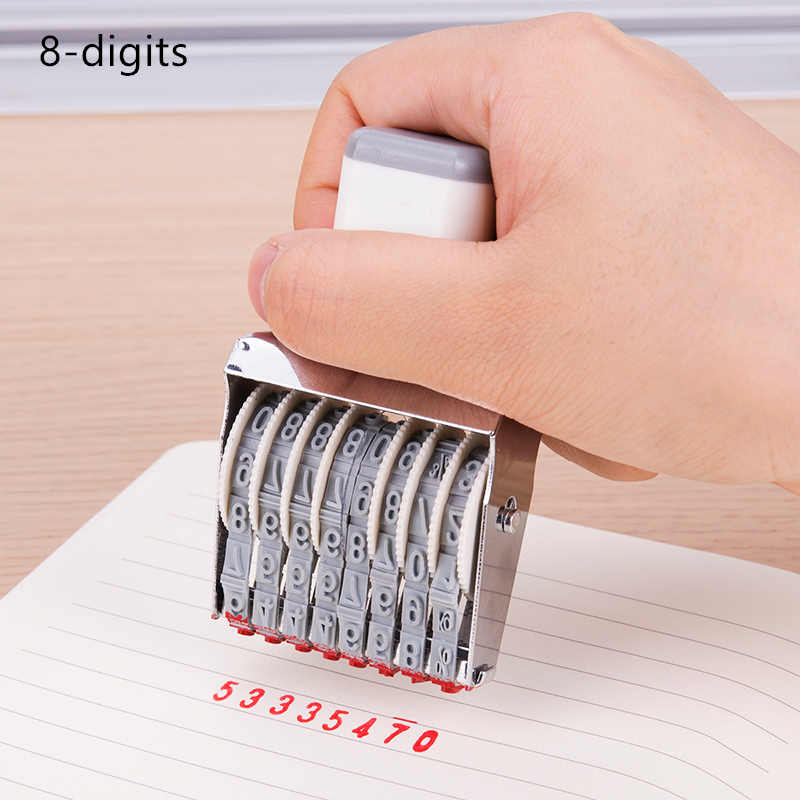 Portable 8/10 Digits Number St - Rubber Date Stamp のレビューと価格