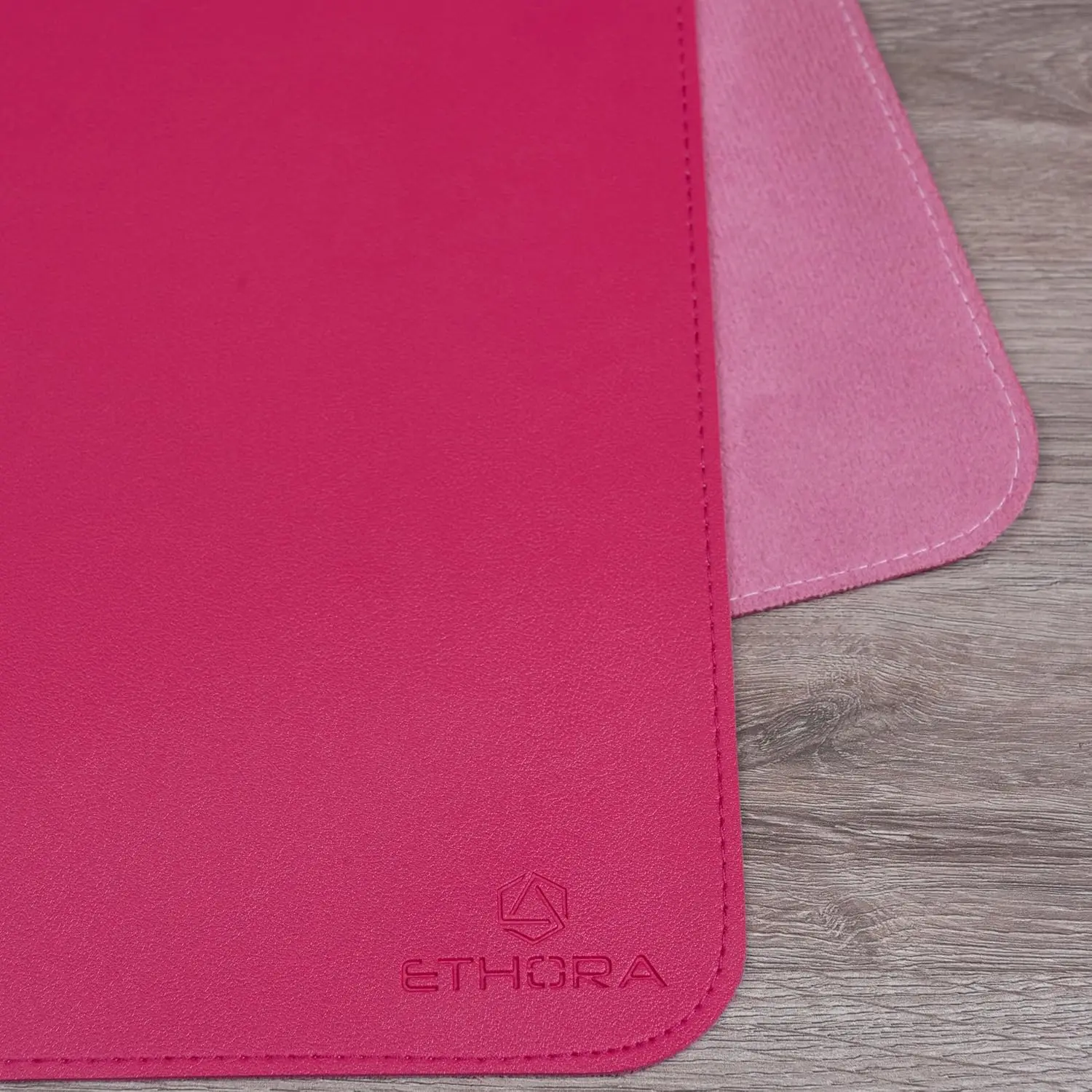 Desk Mat with Non-Slip Suede B - Leather Desk Pad のレビューと価格