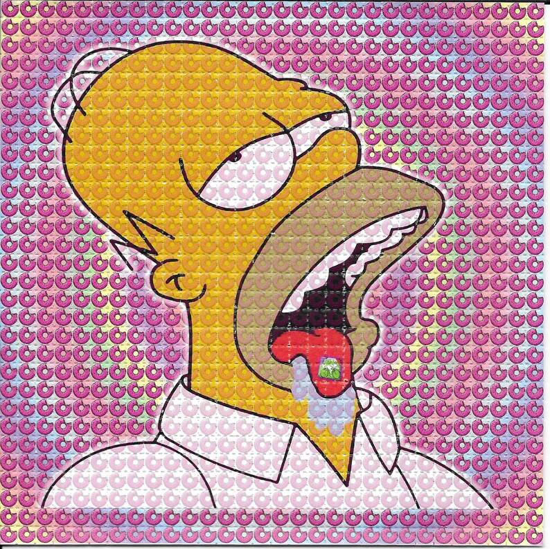 Doped Homer Psychedelic Acid F - Ink Blotter Paper のレビューと価格