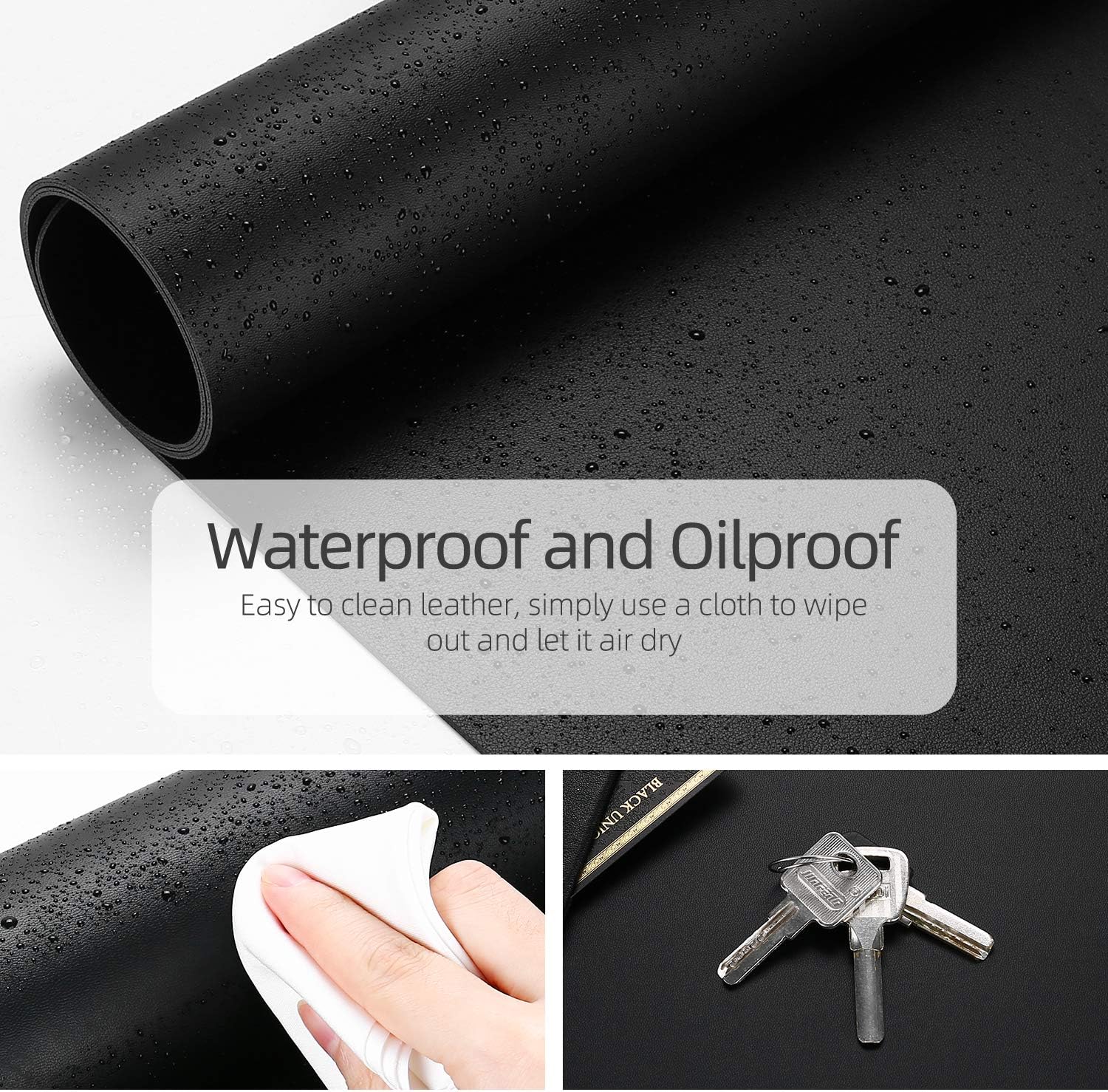 Dual-Sided Desk Pad Protector, - Leather Desk Pad のレビューと価格