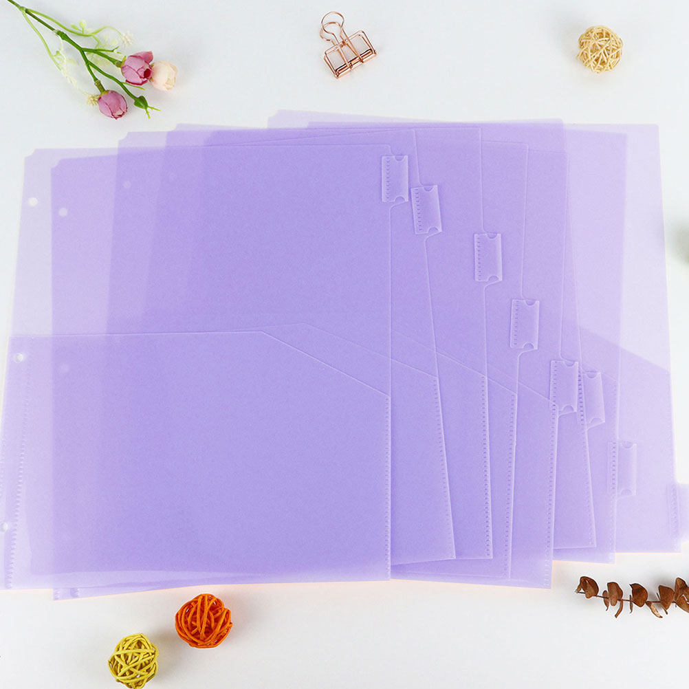 2Sets Binder Dividers Plastic  - Tab Divider A4 のレビューと価格