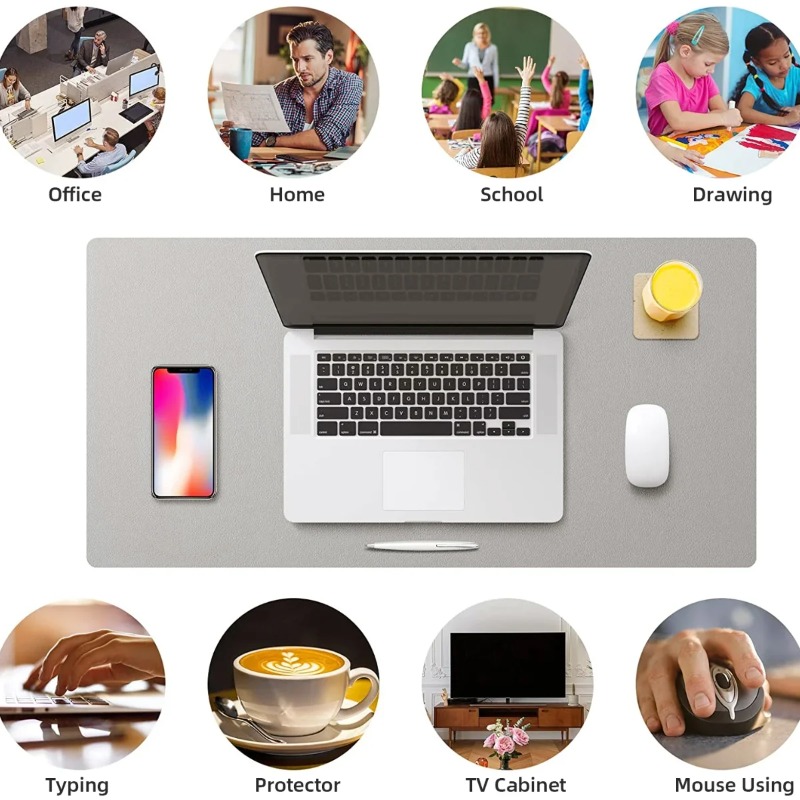 Extra Large Leather Mouse Pad  - Leather Desk Pad のレビューと価格