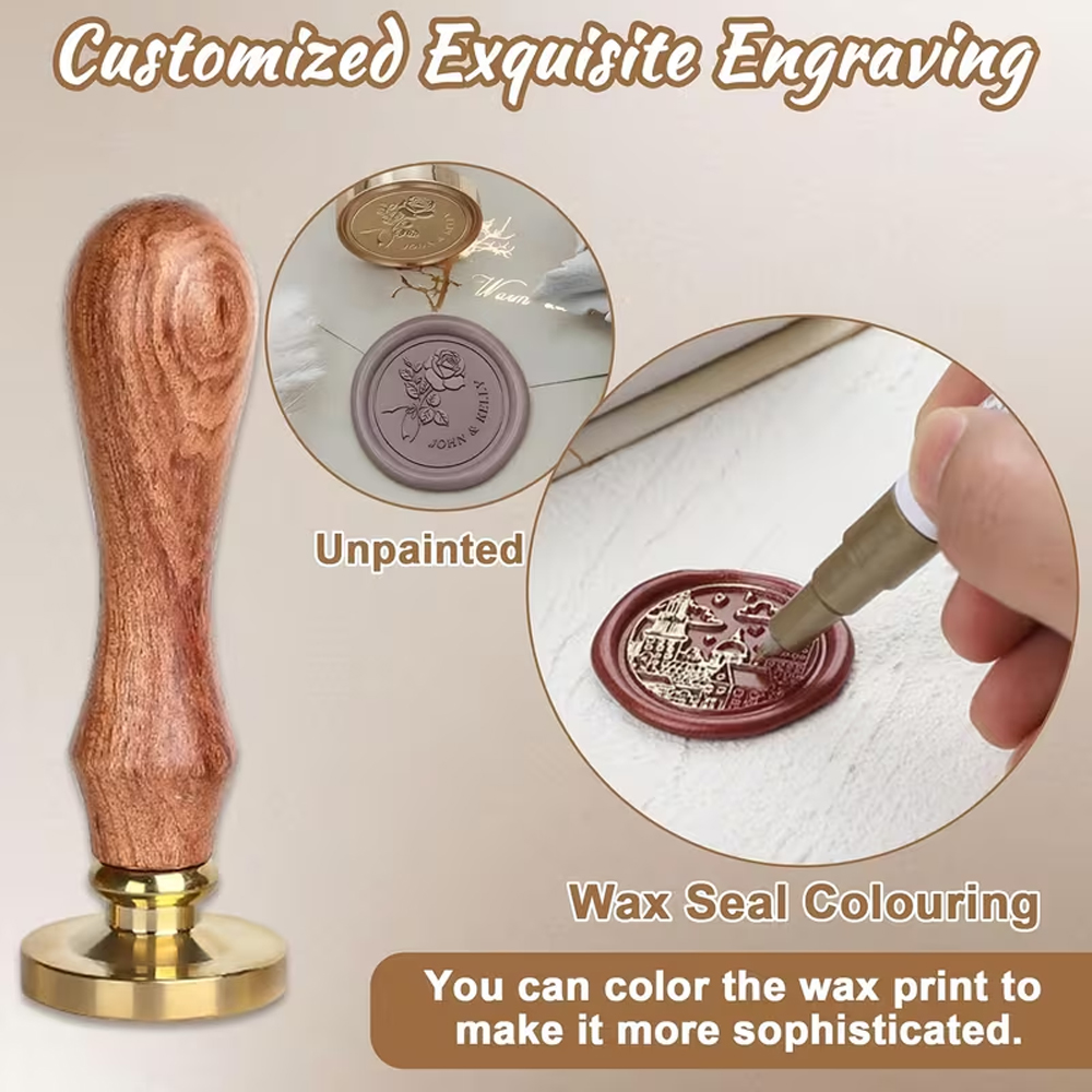Personalized Wax Sealing Stamp - Wax Seal Stamp Set のレビューと価格