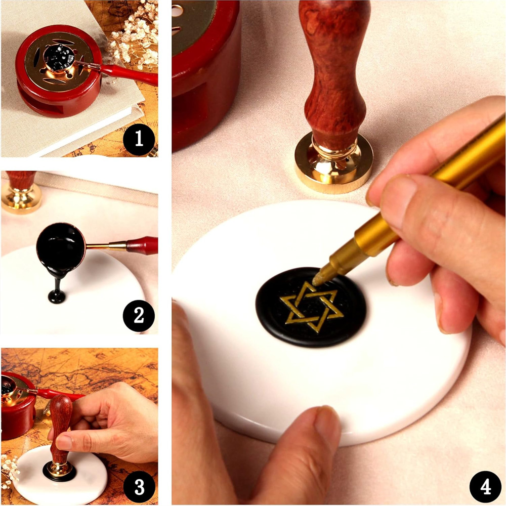 Personalized Wax Sealing Stamp - Wax Seal Stamp Set のレビューと価格