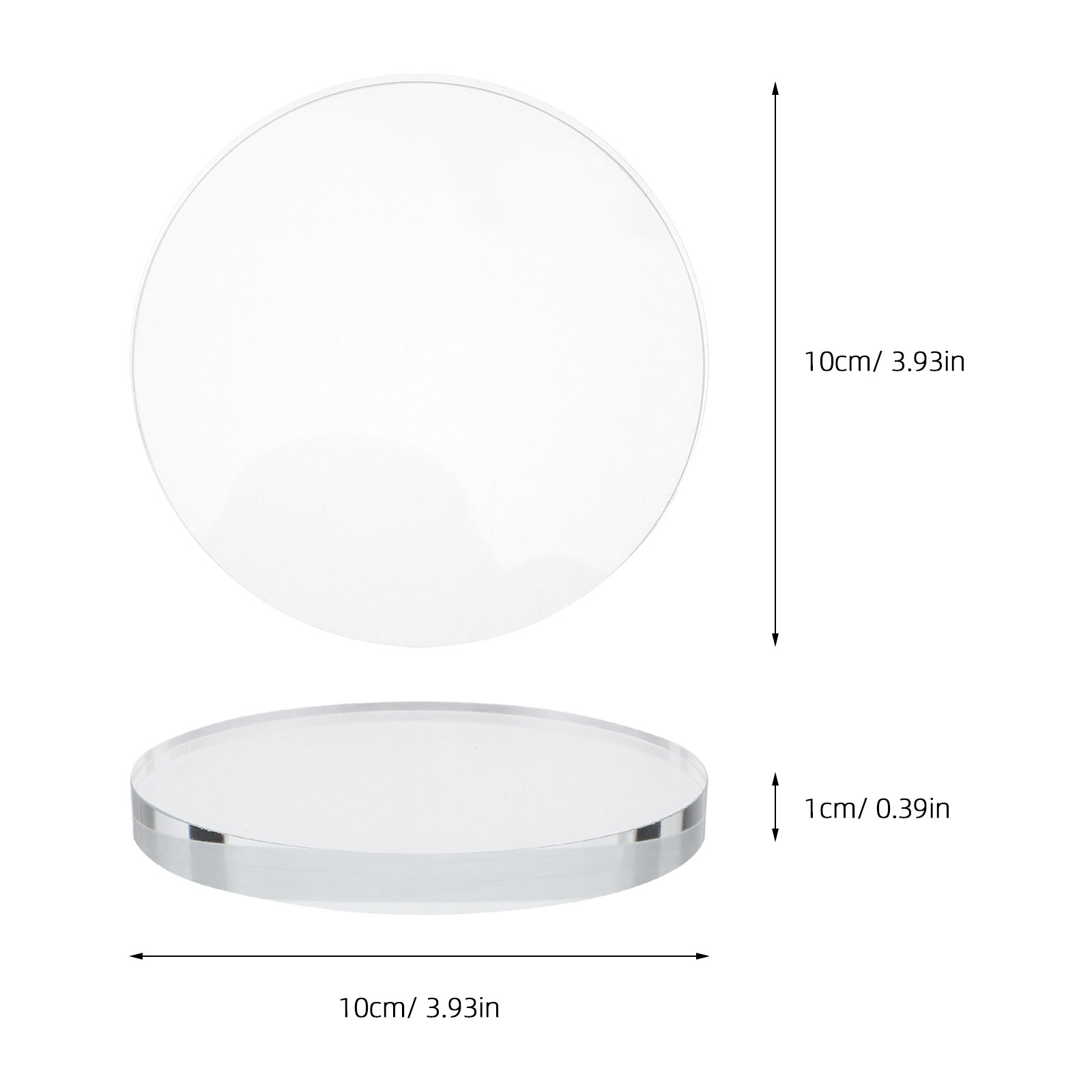 Heavy Round Transparent Crysta - Book Weight Glass のレビューと価格