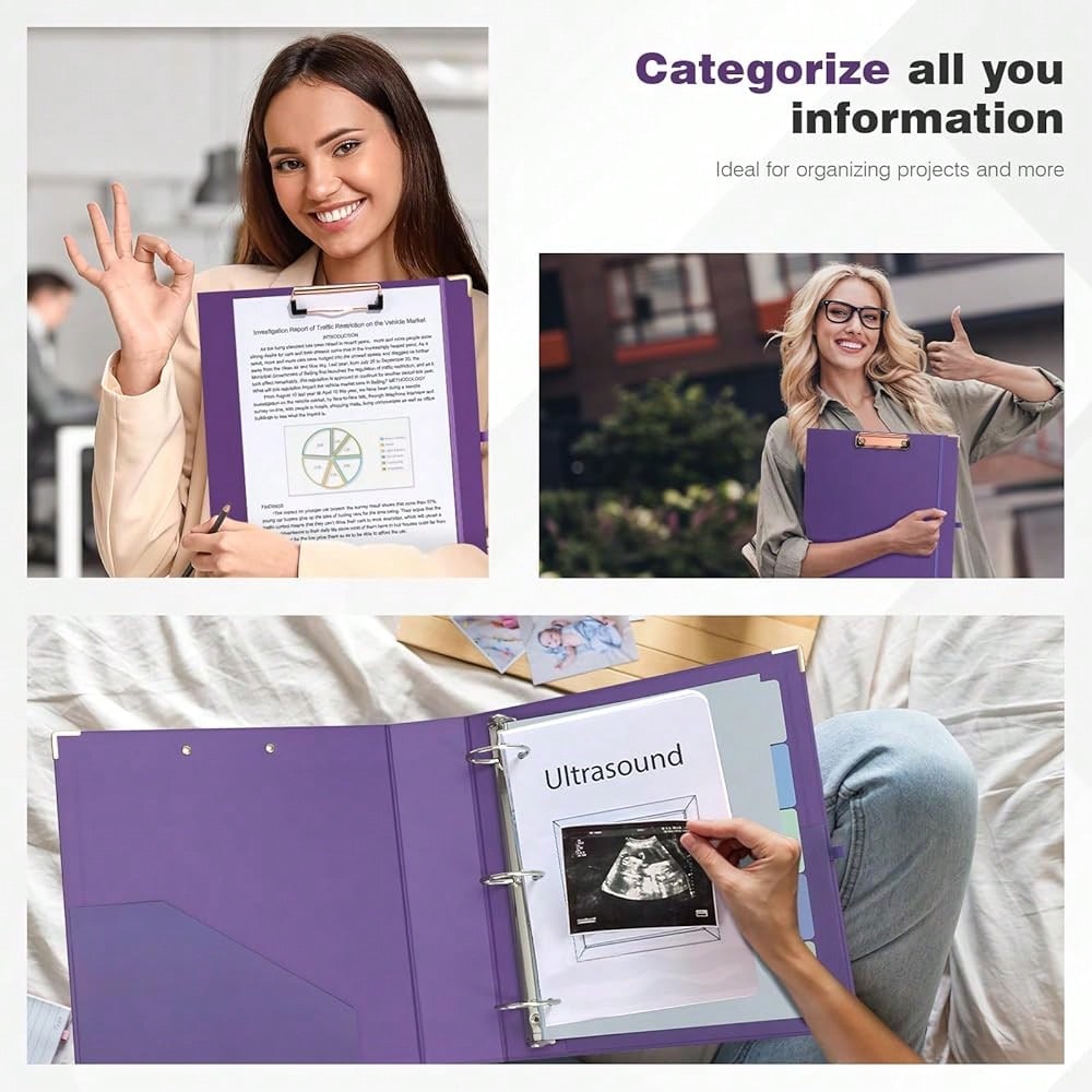 Mini 3 Ring Binder 2 Inch For  - Tab Divider A4 のレビューと価格