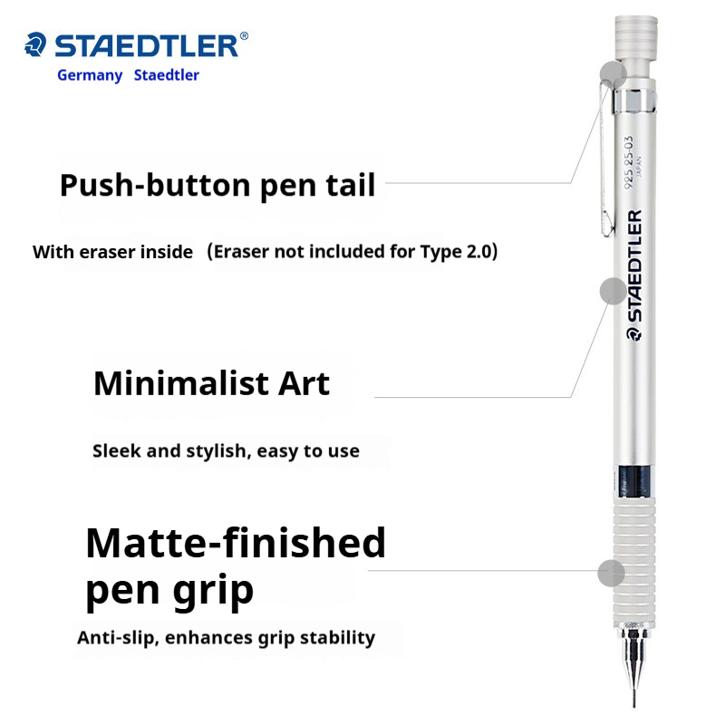 Staedtler 925 Full Metal Draft - Mechanical Pencil 0.3 のレビューと価格