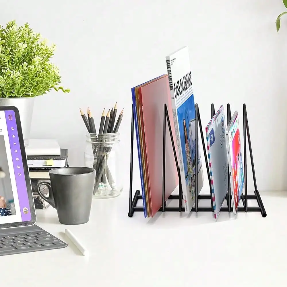 Triangle File Folder Racks,7 S - Magazine Holder Rack のレビューと価格
