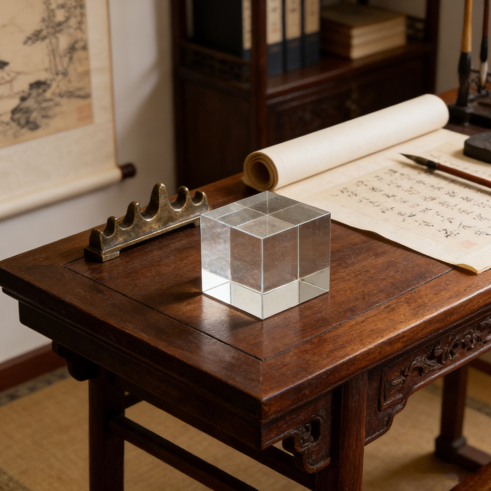Square Crystal Paperweight Cle - Paper Weight Crystal のレビューと価格