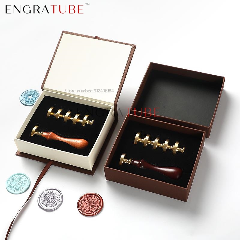 6 Copper Wax Seal Stamp Heads  - Wax Seal Stamp Set のレビューと価格