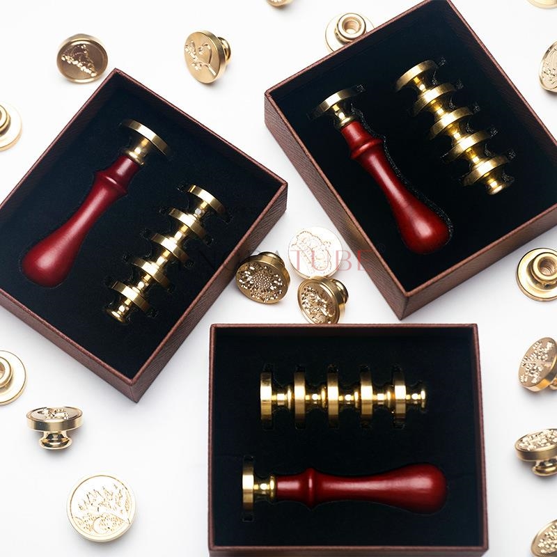 6 Copper Wax Seal Stamp Heads  - Wax Seal Stamp Set のレビューと価格