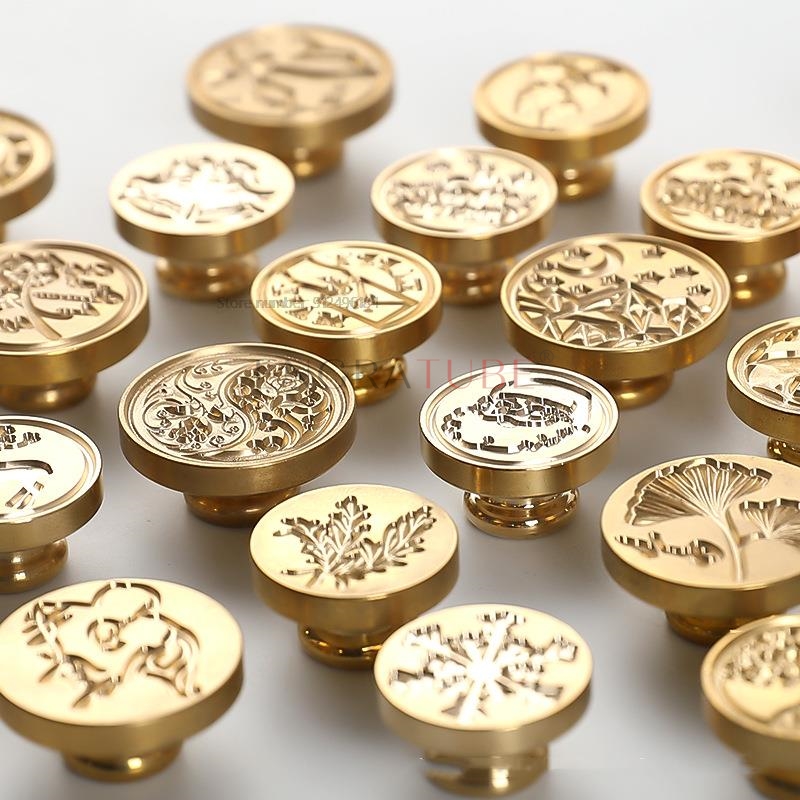 6 Copper Wax Seal Stamp Heads  - Wax Seal Stamp Set のレビューと価格