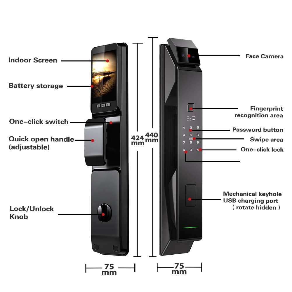 Tuya WiFi 3D Face Recognition  - Letter Opener Brass のレビューと価格