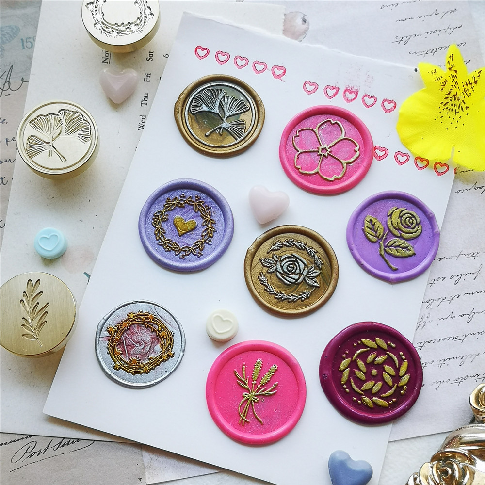 Wax Seal Stamp Head Flower Sta - Wax Seal Stamp Set のレビューと価格