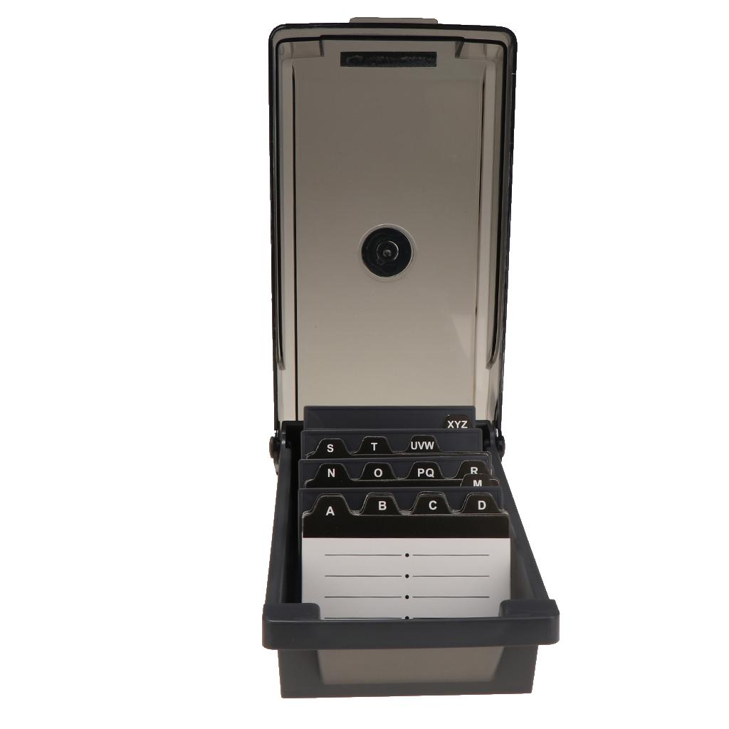 Large Plastic Index Card Stora - Card Index Box のレビューと価格