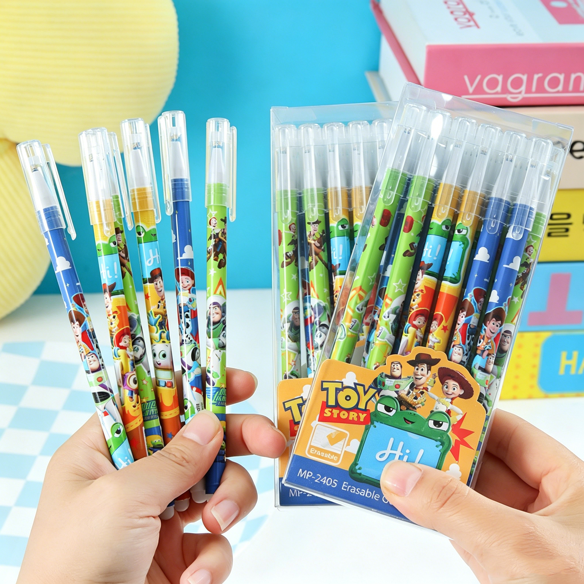 New 6/24pcs Toy Story Magic Er - Correction Pen Fine のレビューと価格