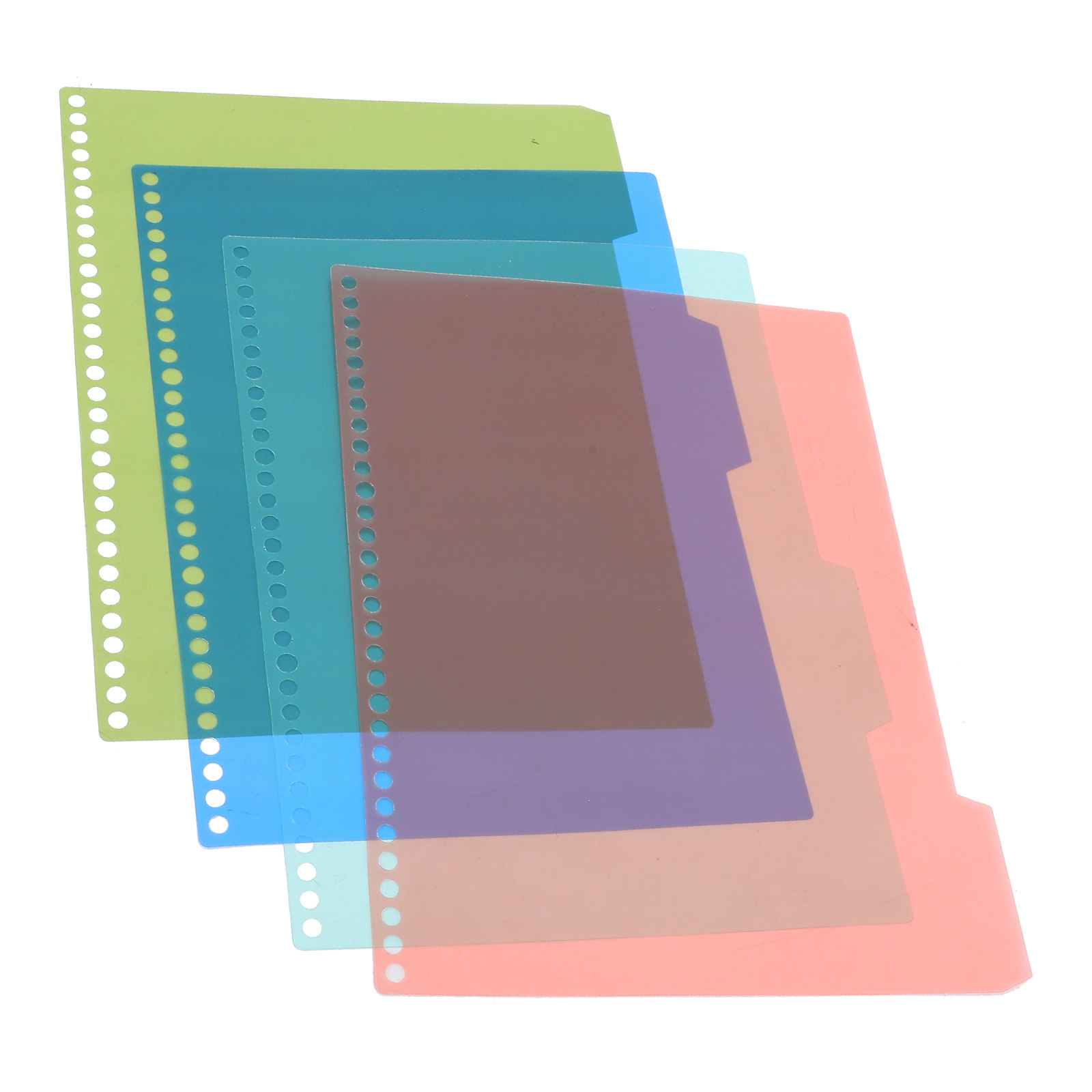 4Pcs Reusable Plastic Page Div - Tab Divider A4 のレビューと価格