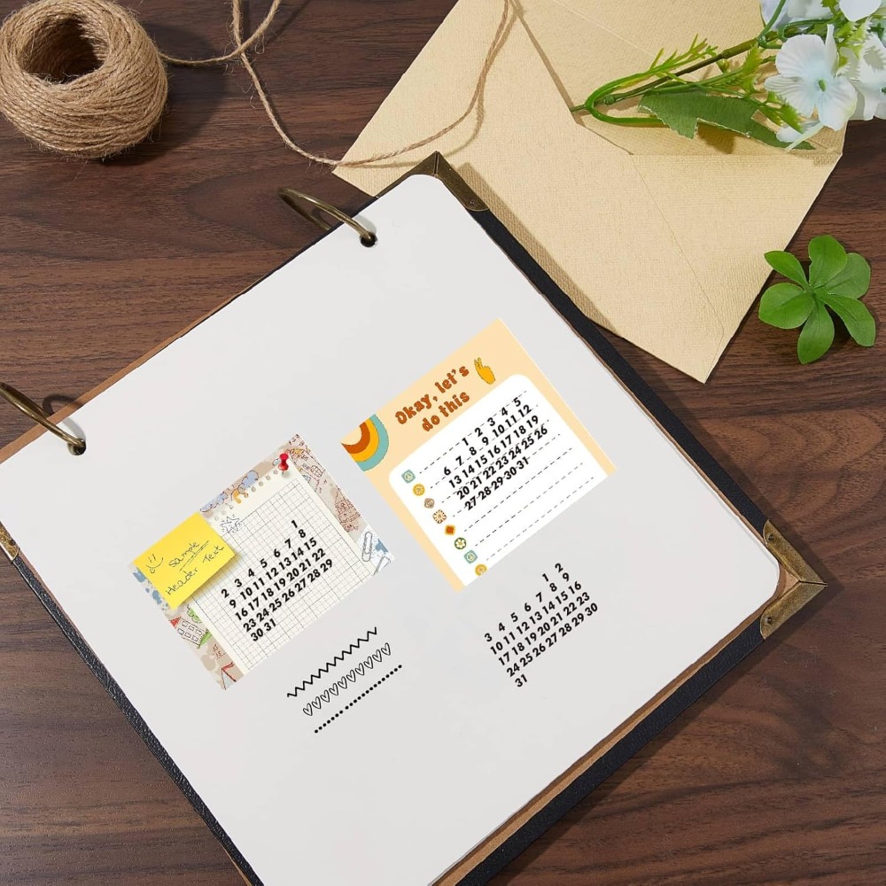 Calendar Date Clear Stamps Vin - Rubber Date Stamp のレビューと価格