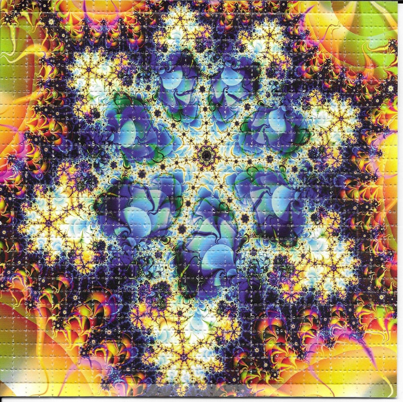 Fractal Psychedelic LSD Acid F - Ink Blotter Paper のレビューと価格
