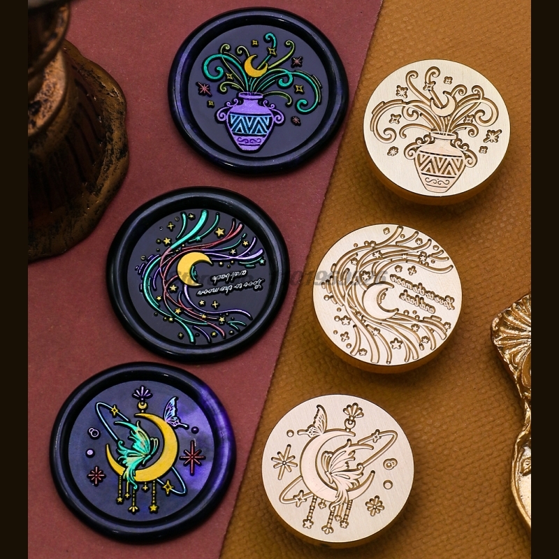Crystal Rose Starry Sky Daisy  - Wax Seal Stamp Set のレビューと価格