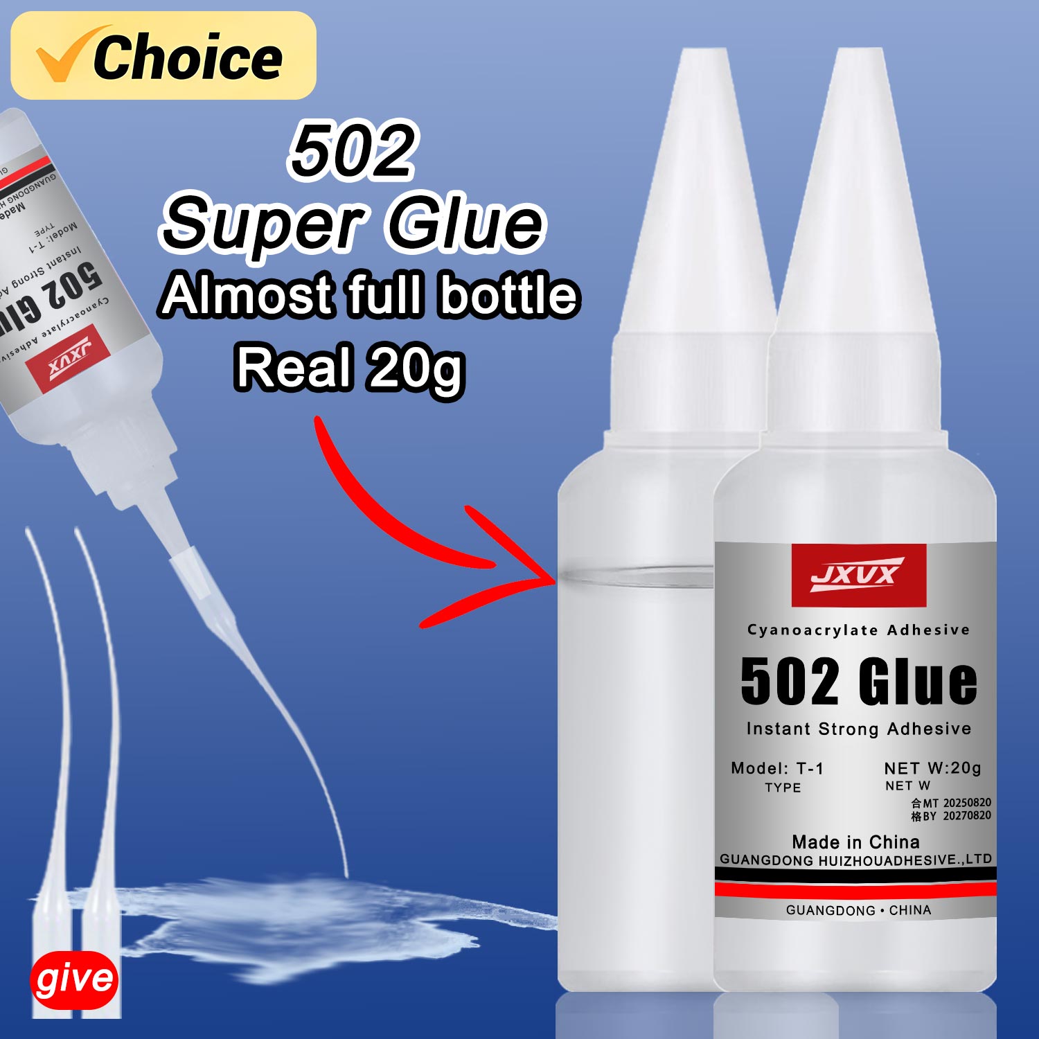 Net Weight 20g 502 Super Glue  - Book Weight Glass のレビューと価格