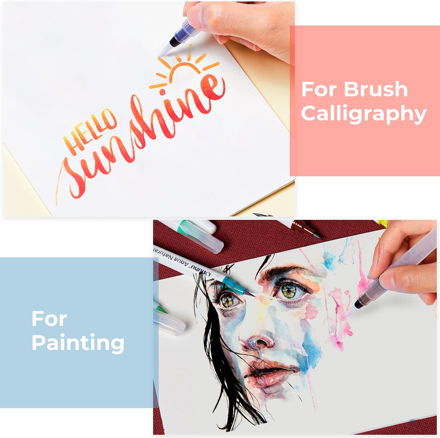 6/12/18pcs Water Color Brush P - Correction Pen Fine のレビューと価格