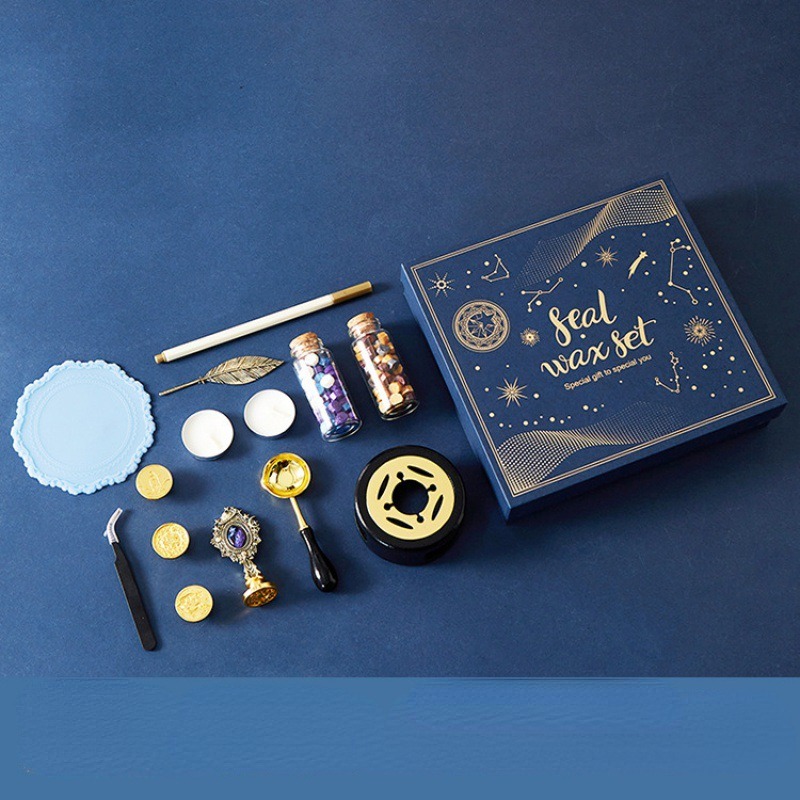 Starry Fire Lacquer Stamp Set  - Wax Seal Stamp Set のレビューと価格