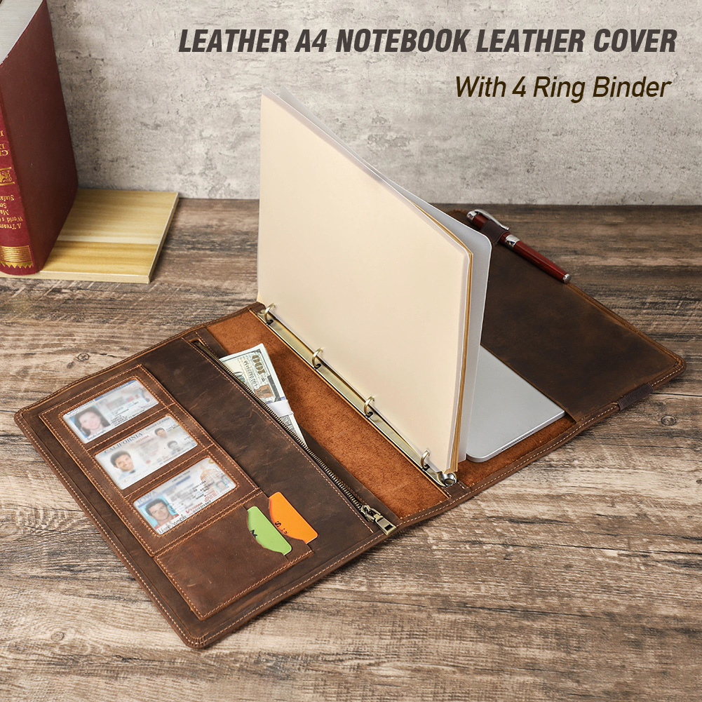 Luxury Retro Business A4 Noteb - Binder A4 Lever のレビューと価格